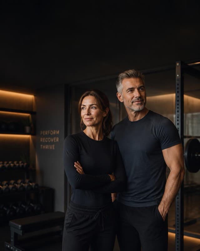Couple relaxed at home